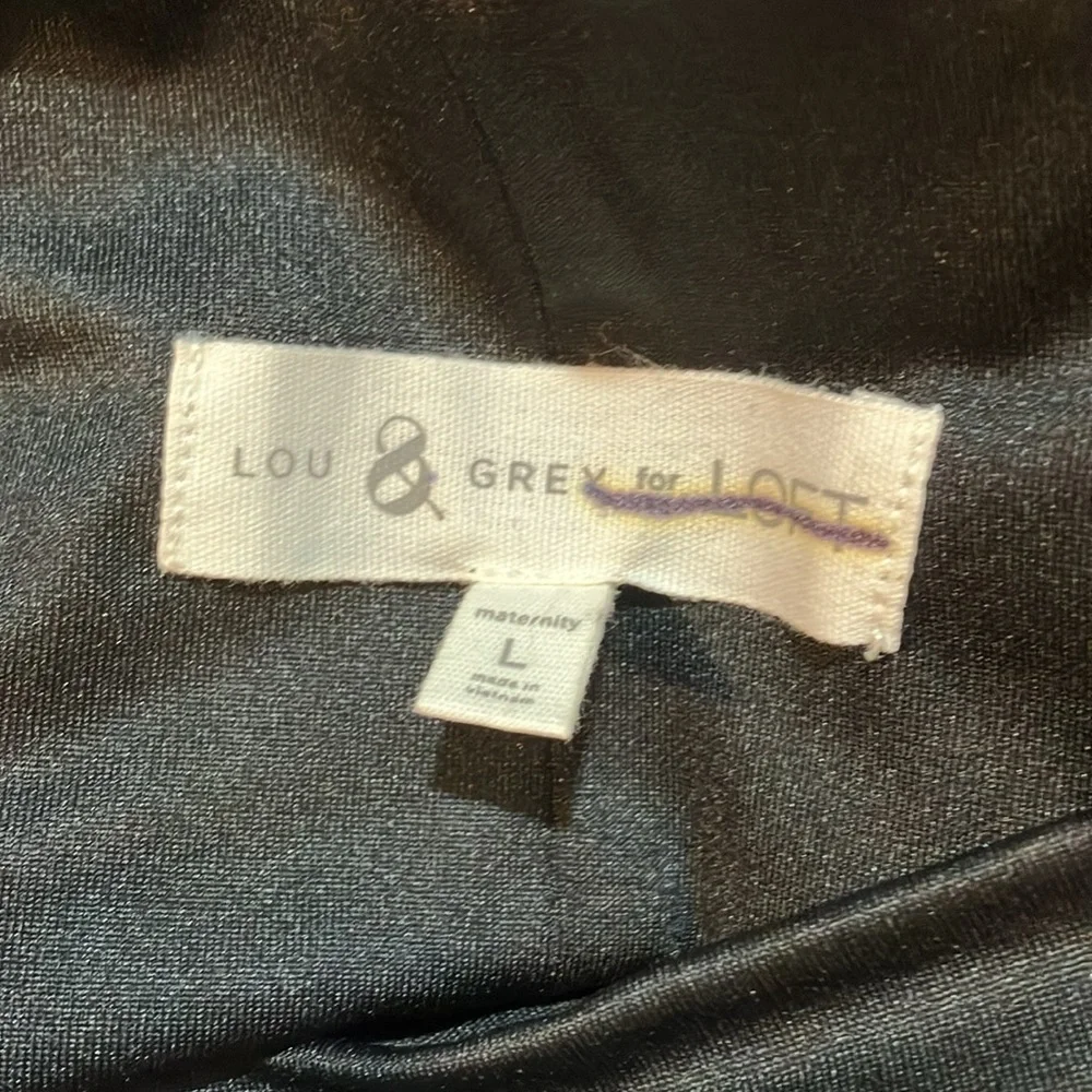 Lou & Grey maternity black pants L - Picture 5 of 6
